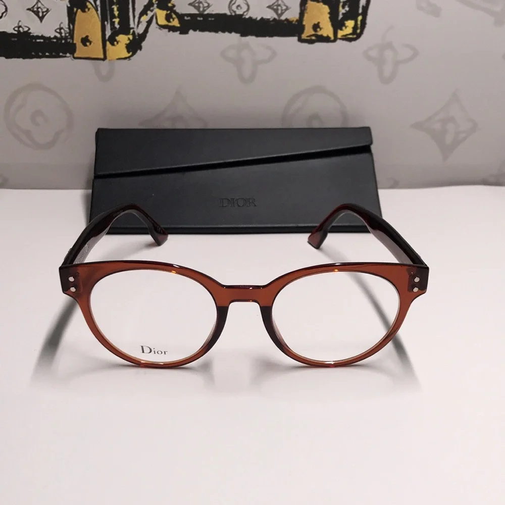 New Authentic Dior CD3 086 51 Ladies Aviator/Pilot Eyeglass Frames – Tortoise